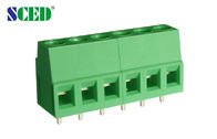 латунь 300V 2-28 Poles зеленого цвета PA66 разъемов 10A терминального блока Pcb 5.0mm