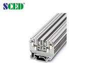 ODM OEM ширины терминальных блоков электрический 6.2mm рельса гама 300V 32A