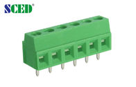 Зеленый тангаж 3.5mm терминального блока PCB Маунта 300V 10A для электрического освещения
