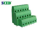 блок винта PCB 300V 10A 2P-24P терминальный, зеленый тангаж 5.08mm