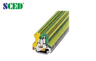Блоков рельса гама AWG 30 до 12 ширины 6.2mm блоков заземлительного зажима терминальные терминальных