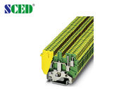2.5mm2 ширина применение лифта AWG 30 до 12 серии рельса гама желтого и зеленого цвета 5.2mm