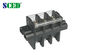 40A Panel Mount power terminal block connector Perforation Pitch 13mm M5 Screw  Brass PBT