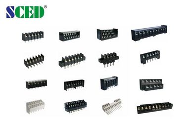 Блоки терминала 20A PCB черноты винта M4/латунь тангажа UL94-V0 300V 9.525mm