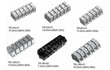 PA66 тангаж 12.00mm терминального блока ввода питания изоляции 600V 30A