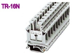 Латунь блоков терминала 800V рельса Din ширины 101A серого цвета 12.2mm 25mm2