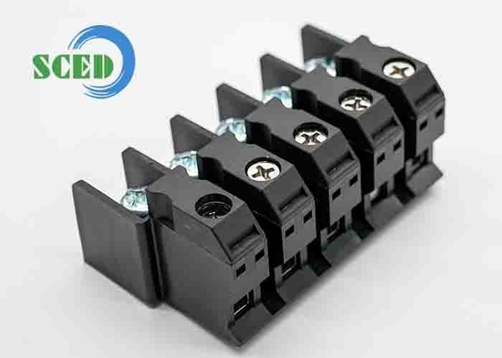 Ввод через 90A 600V PA66 M5 Перфорационный терминал блок 15.00мм 4-20 AWG
