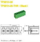 3.81мм Пич-плюг в терминальном блоке 2-24 столбы зеленый пластиковый мужской заголовок