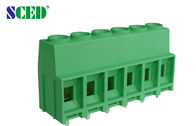 Поляки M3 терминального блока 300V 30A 2-16 винта PCB зеленого цвета 9.52mm