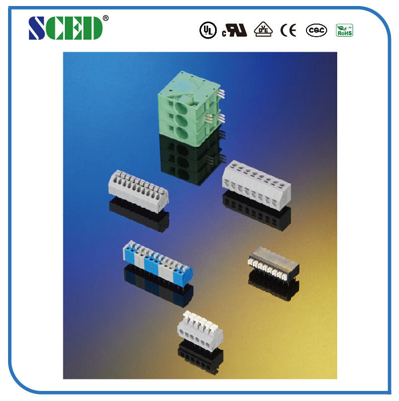 Pluggable тип евро терминальных блоков 300A PCB 6.35mm поднимая серию