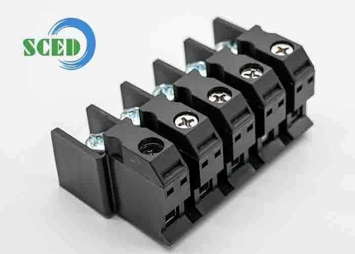 Ввод через 90A 600V PA66 M5 Перфорационный терминал блок 15.00мм 4-20 AWG