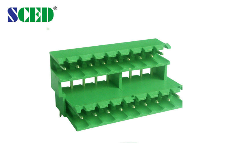 Pitch 5.08mm   Plug - in Terminal Block    Header   Male Sockets    300V 18A    2 x 2P - 24 x 2P
