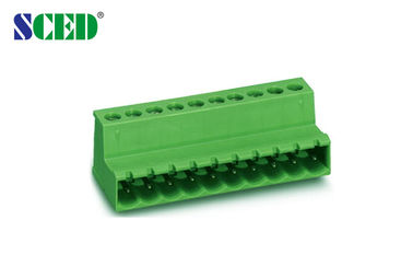 Части 300V 18A женщины тангажа терминального блока 5.08mm PCB 2-22 Poles Pluggable