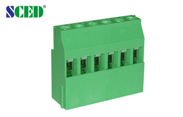 Euro Type PCB Screw Terminal Block 300V 15A Зеленый 5,08мм Пыльный латунь