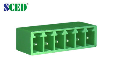 Тангаж 3.50mm 8A затыкает внутри PCB терминальных блоков прямоугольные быстрые соединяются