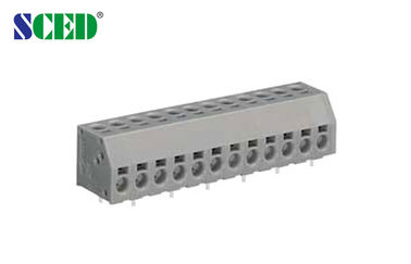 Прямоугольный/по вертикали тангаж 5.00mm 300V 10A терминального блока весны Pcb