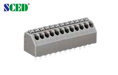 300V 5A определяют тангаж 3.50mm 2P терминального блока Screwless весны палубы - 28P