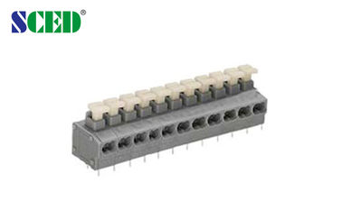 блоки весны PCB тангажа 5.00mm терминальные, 300V 10A 2P - блок стержней 24P Screwless