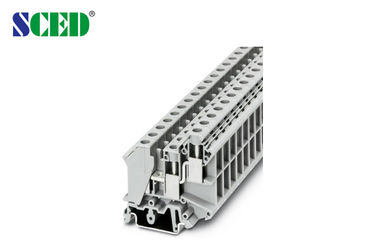 Ширина 10.2mm блоков рельса гама 300V 65A AWG 24 до 6 терминальных терминальная