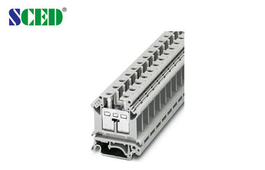 Терминальный AWG 22 до 4 терминальных блоков 600V 85A рельса гама ширины 12.2mm