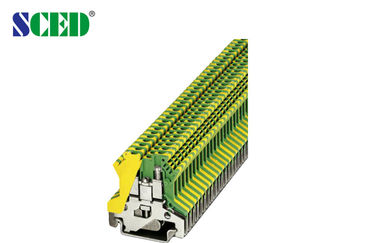 Двойные палубы 30 до 12 блока рельса гама ширины 5.2mm AWG 2.5mm2 терминальных смололи тип