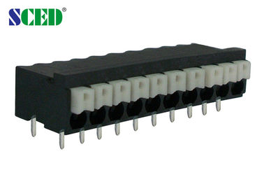 AWG материала 16-22 терминальных блоков LCP весны 3.50mm размечая с кнопкой